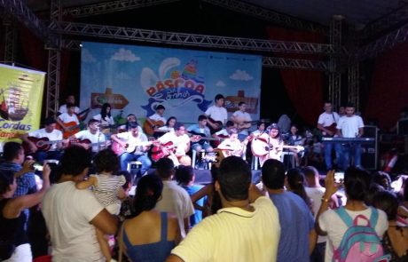 Projeto Cordas e Canções faz apresentação no evento Páscoa dos Sonhos no Parque Cesamar em Palmas